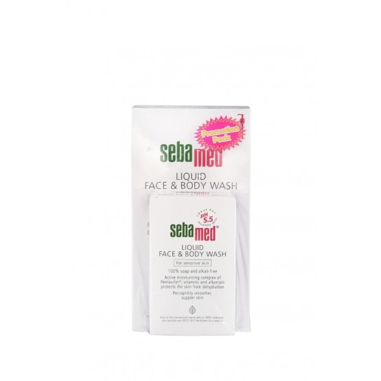 Sebamed Liquid Face & Body Wash 1l+200ml
